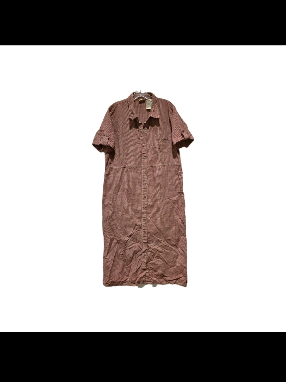 Y2K Gingham Maxi Dress Snap Down